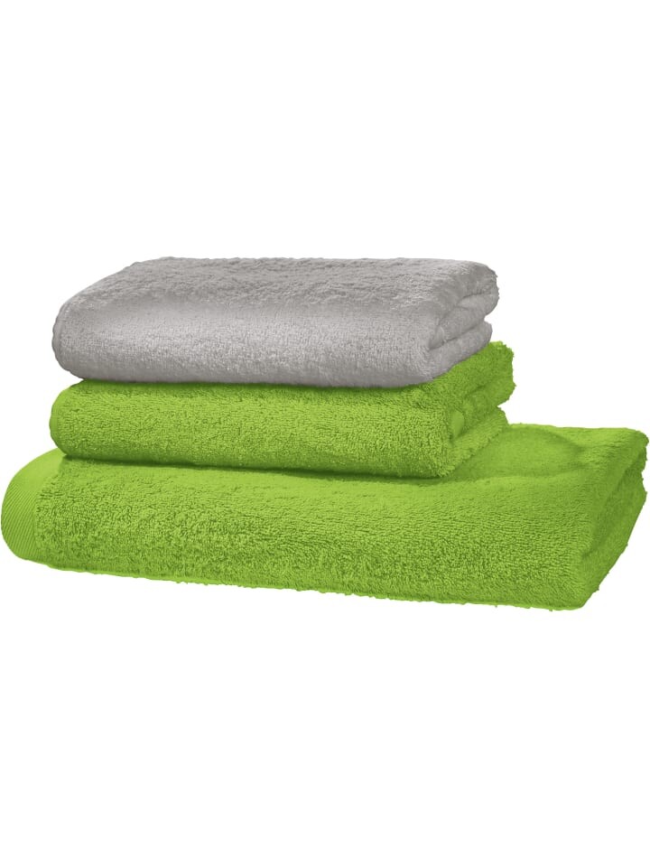 

Полотенце Erwin Müller, цвет apfelgrün/silber