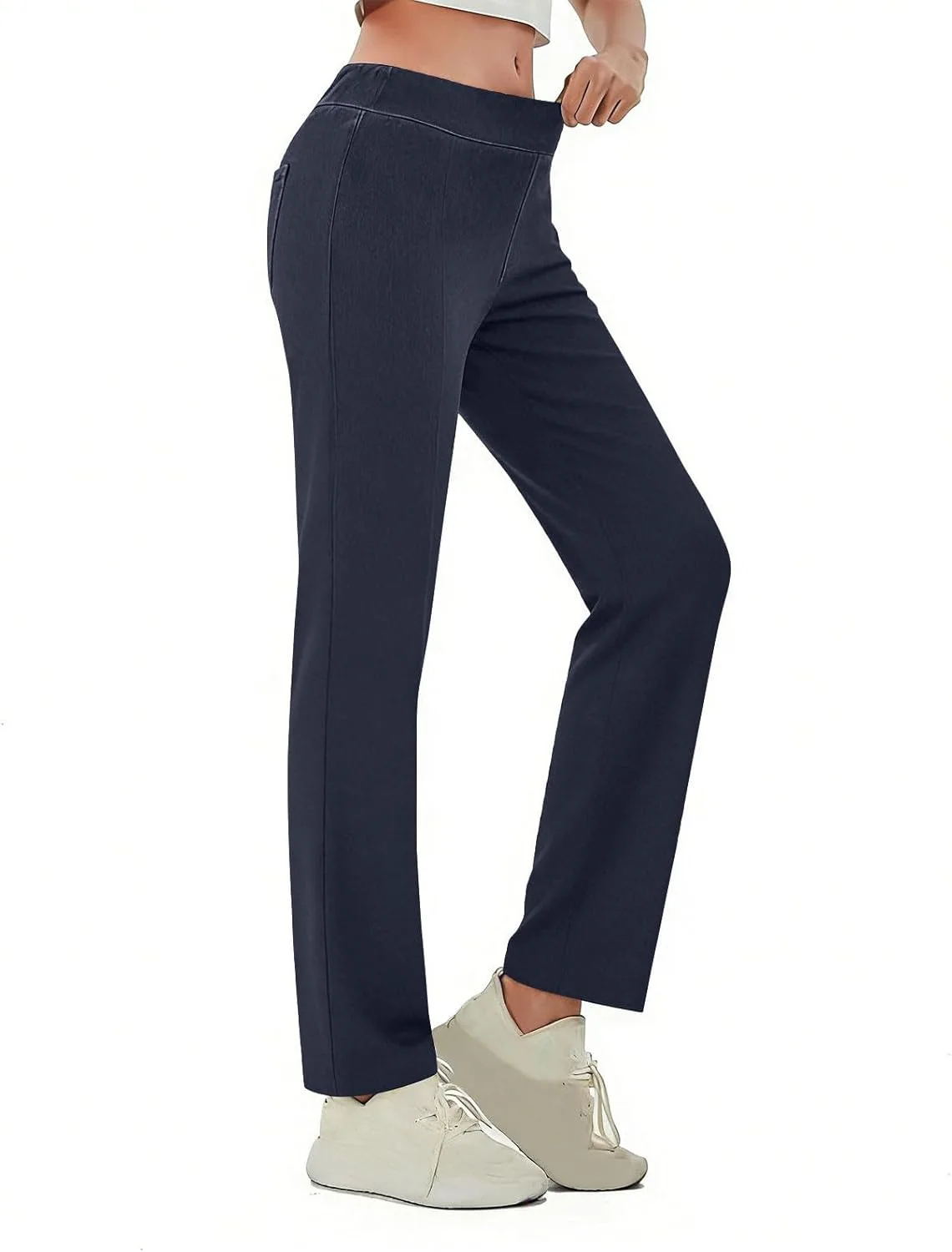 

Женские джинсы High Waisted Pull On Lounge с эластичным поясом