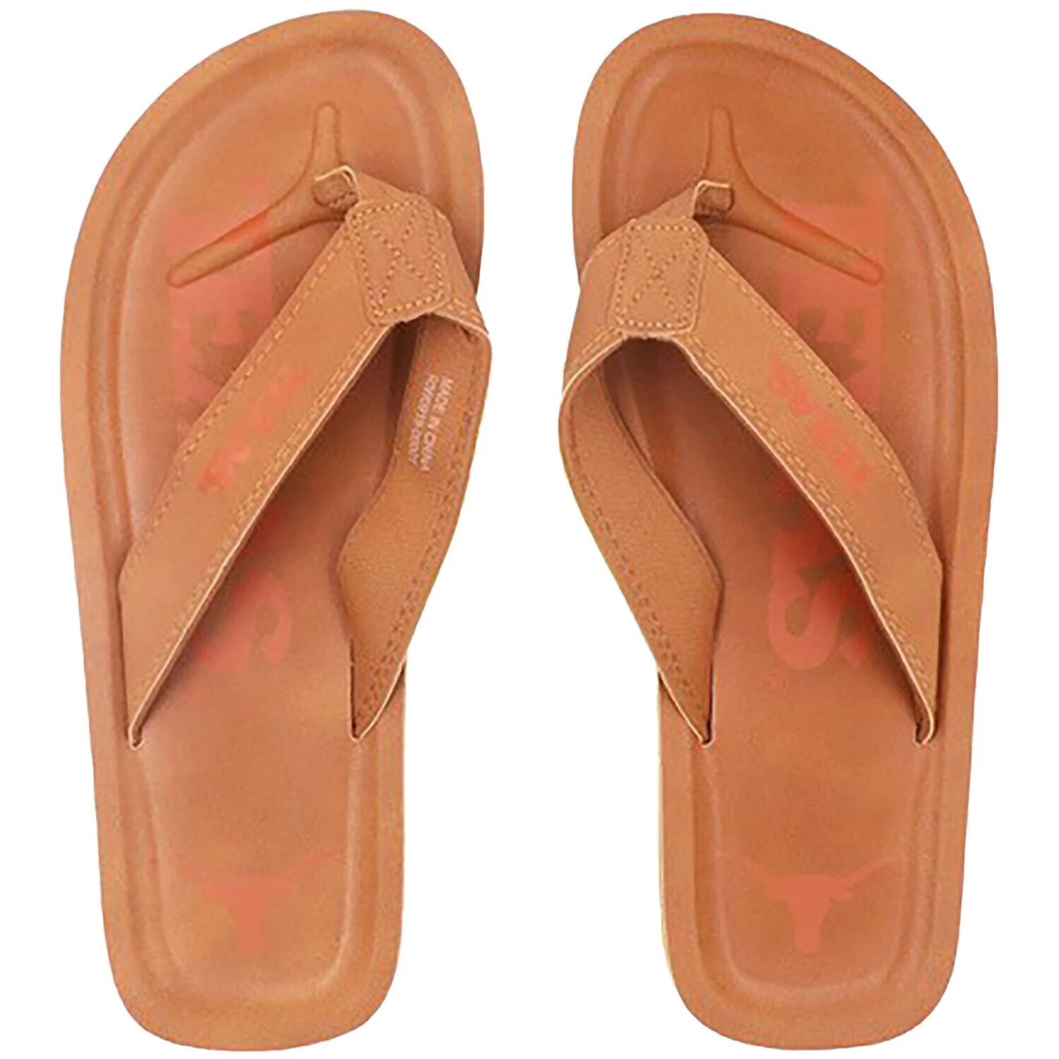 

Мужские сандалии Texas Longhorns Color Pop вьетнамки