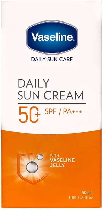 Крем для лица SPF VASELINE Солнцезащитный + PA+++ Daily Sun Cream белый — фото 2