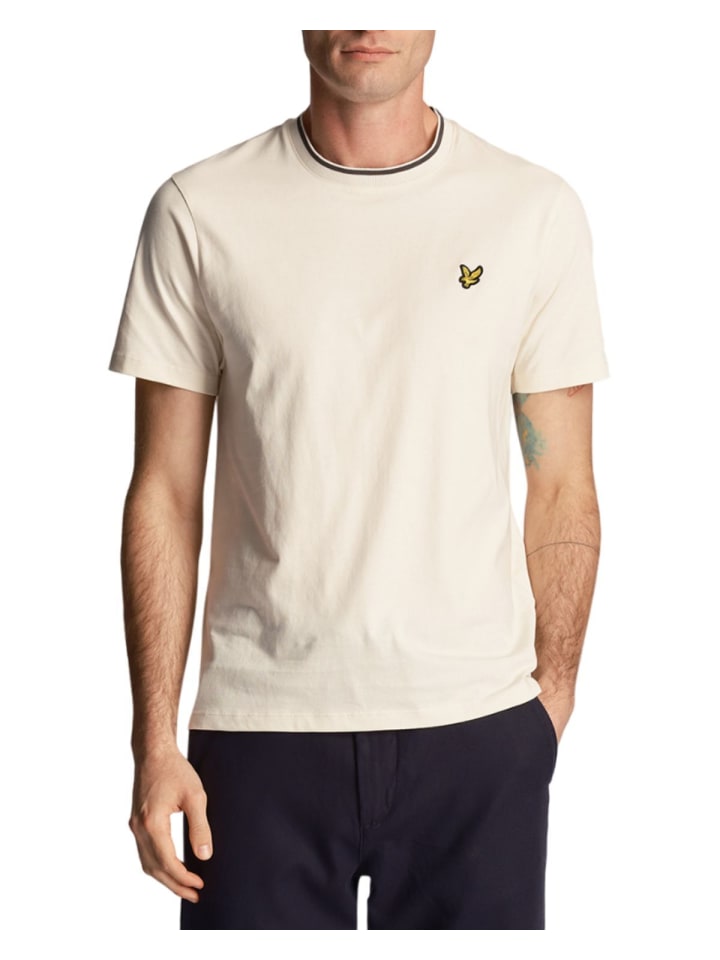 

Футболка Lyle & Scott, цвет hellbeige/anthrazit
