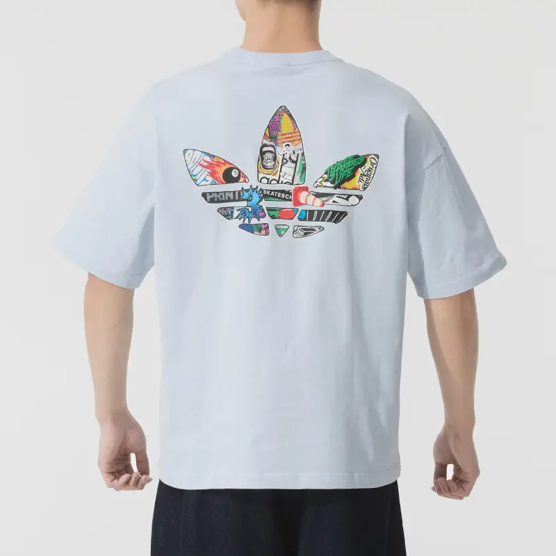 Adidas Originals Футболка CITY SKATE SS25 мужская light blue — фото 4