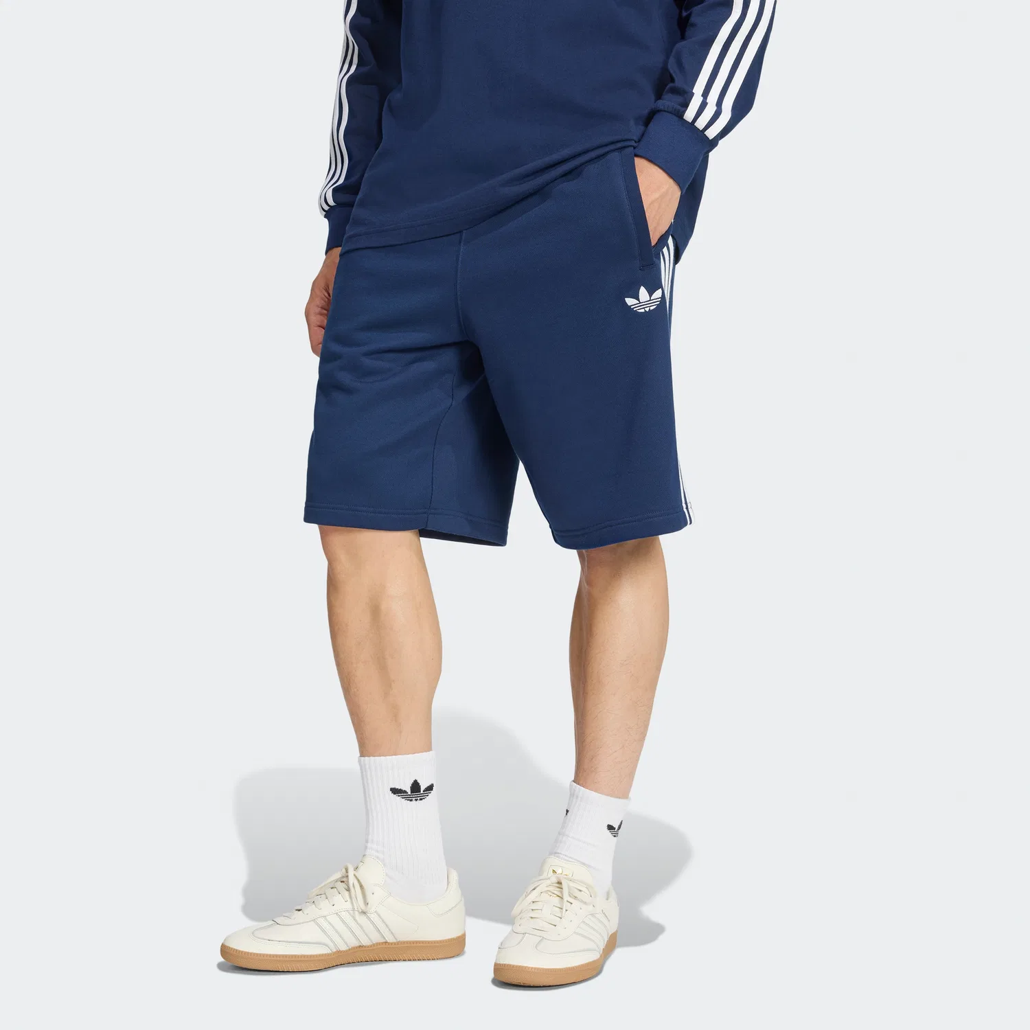Мужские шорты 3-Stripes Night Indigo от Adidas