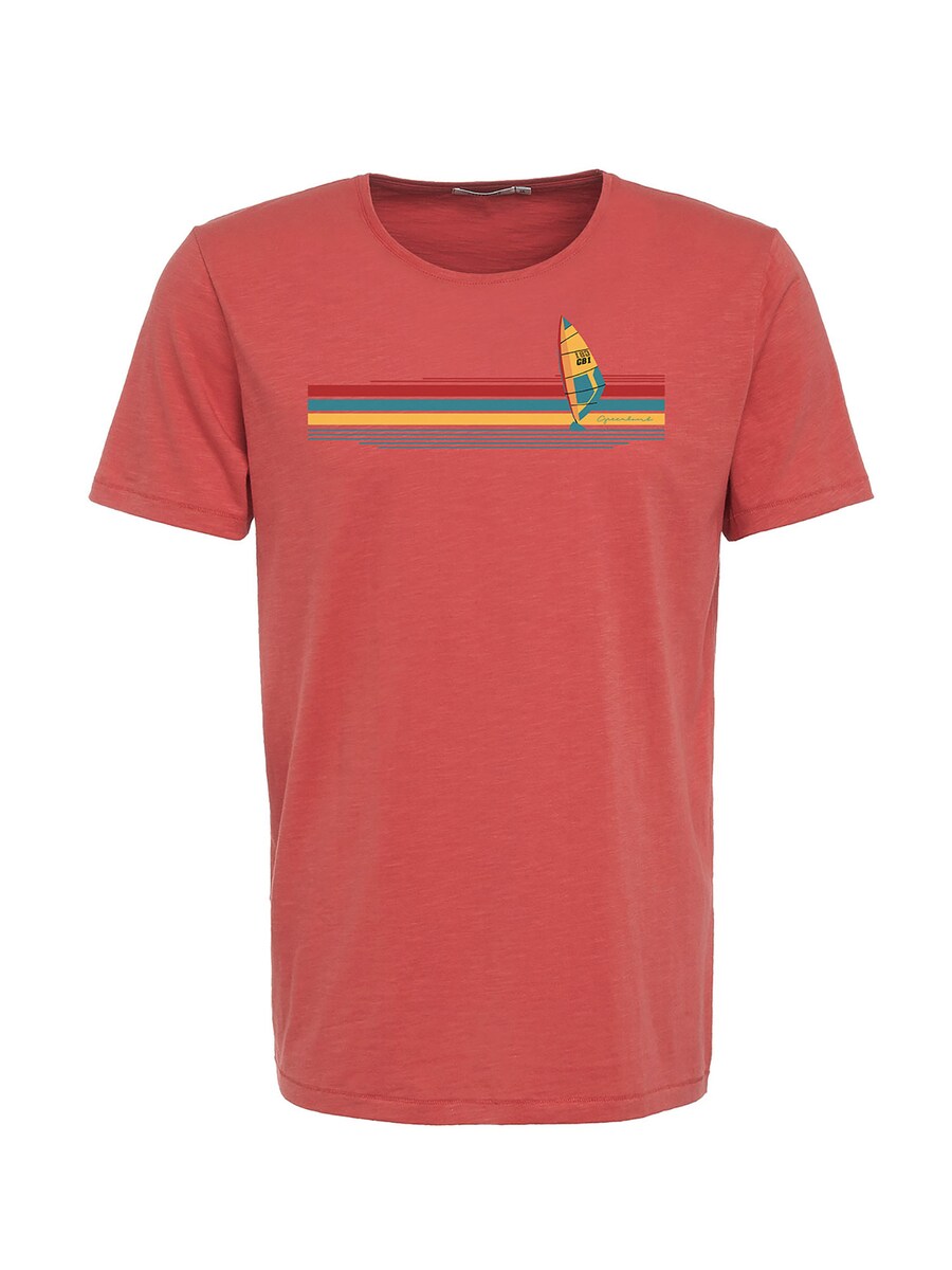 

Рубашка GREENBOMB Nature Hard Surf, цвет Carmine red/Melon