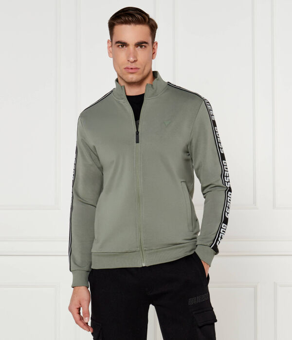 

Толстовка Guess Active New Arlo Slim Fit, зеленый