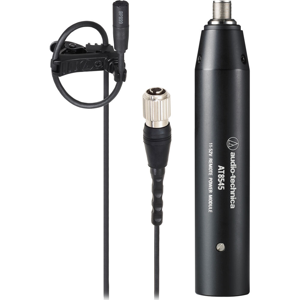 

Субминиатюрный всенаправленный петличный микрофон Audio-Technica BP899 с нормальной чувствительностью, разъемом Hirose cH и модулем XLR/питания (черный)