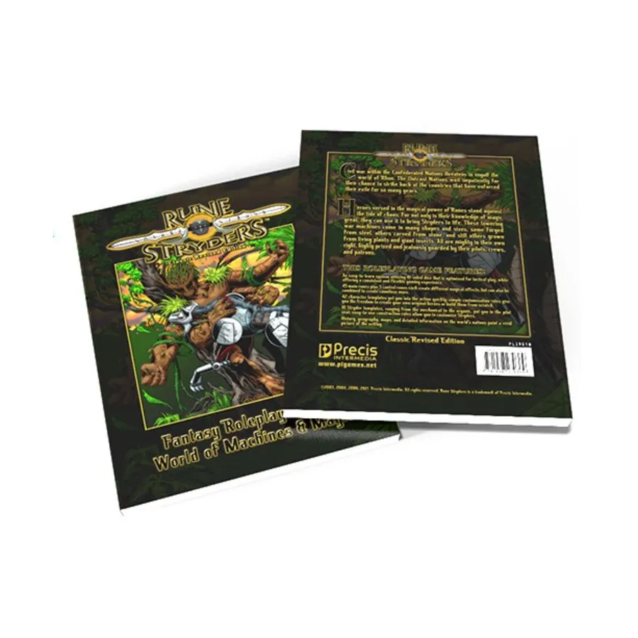 

Rune Stryders (Revised Edition), Roleplaying Games (Politically Incorrect Games/Precis Intermedia), мягкая обложка