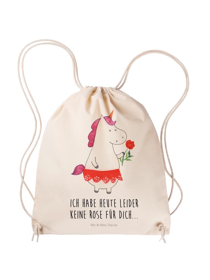 

Спортивная куртка Mr. & Mrs. Panda Sportbeutel Einhorn Dame mit Spruch, кремовый