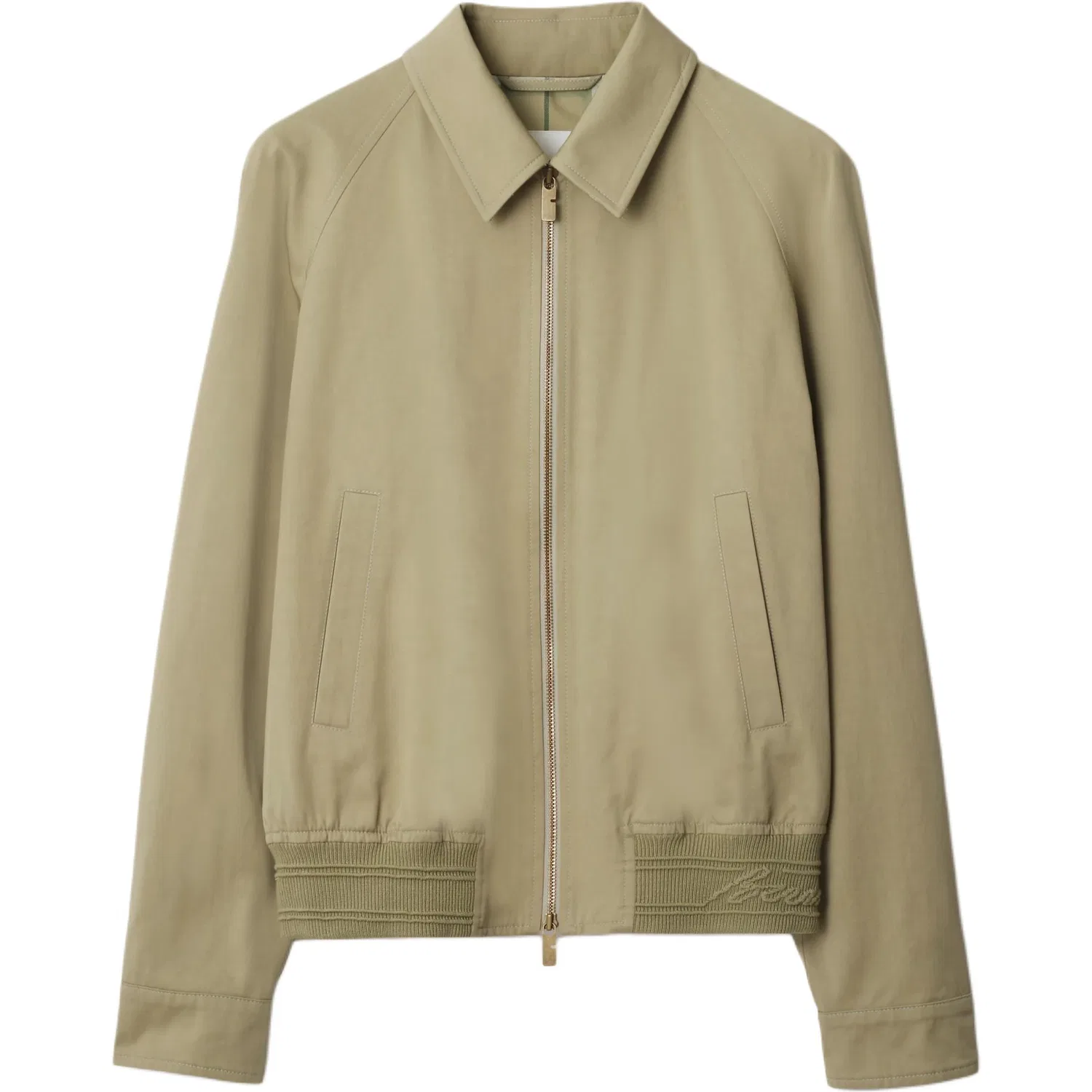 Куртка на молнии Burberry хаки