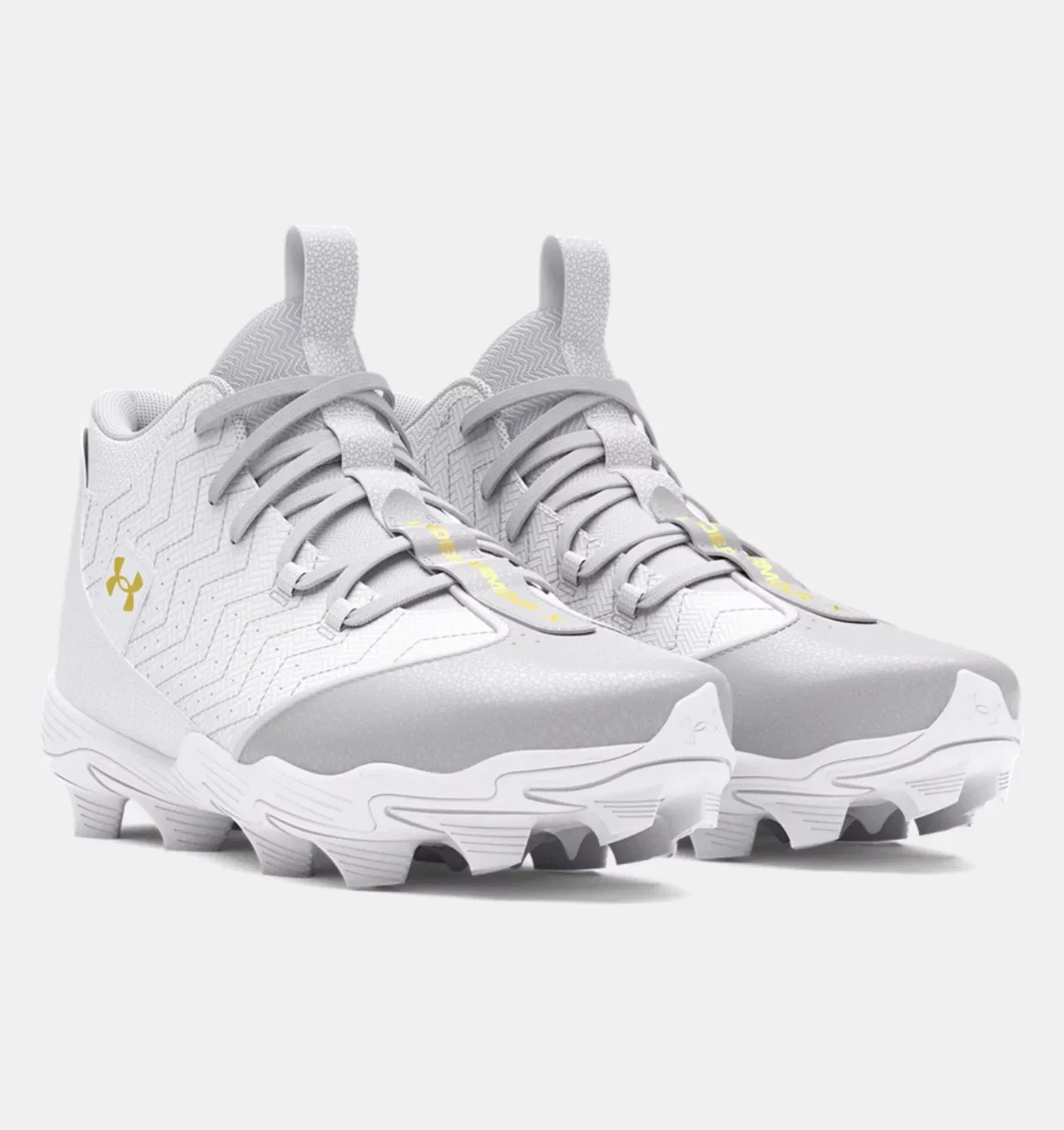 Мужские бейсбольные бутсы Under Armour Harper 9 RM 3027442-101 белого цвета DWA3860