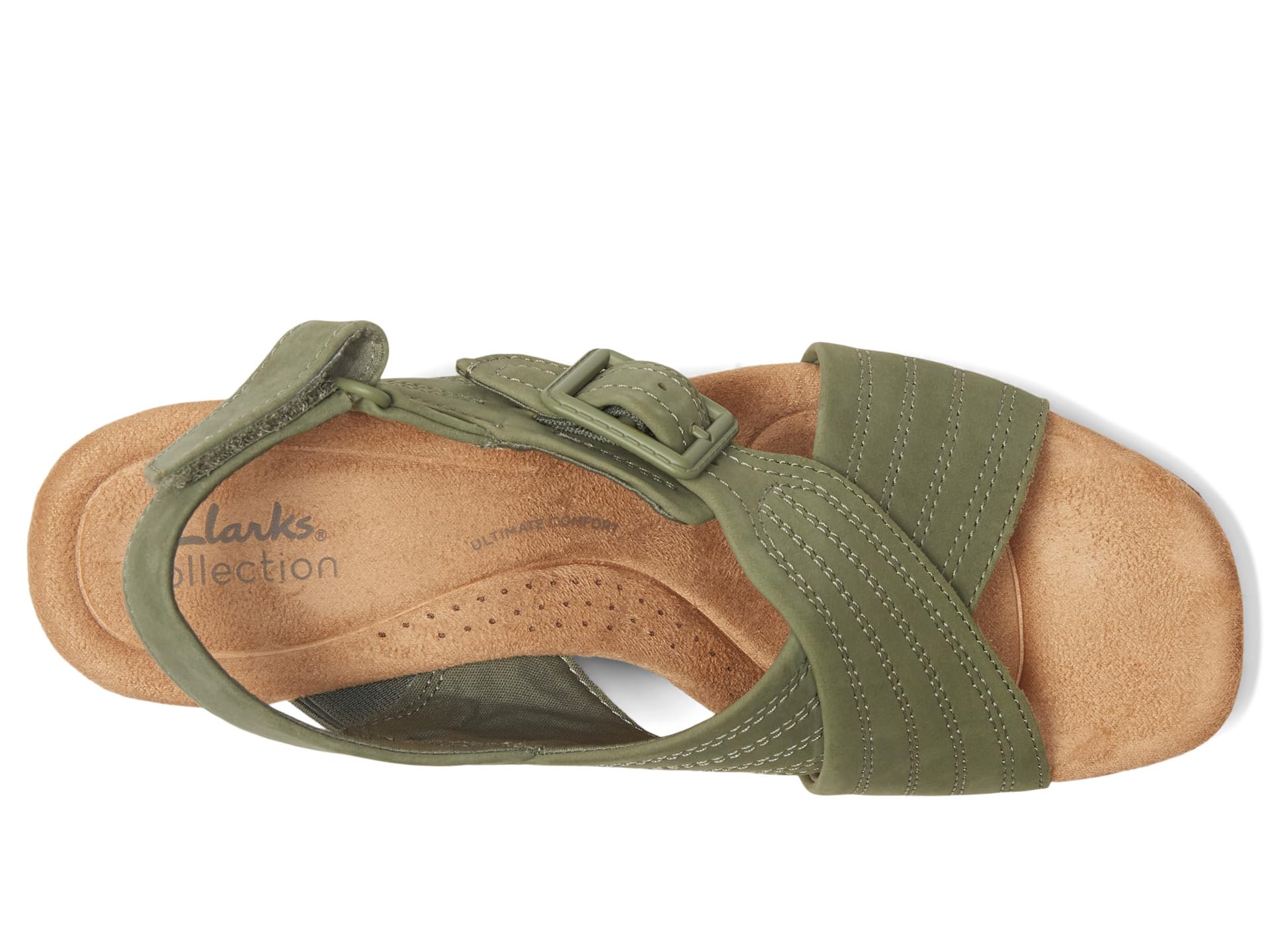 Сандалии Clarks Nerisa West, цвет Sage Nubuck — фото 2