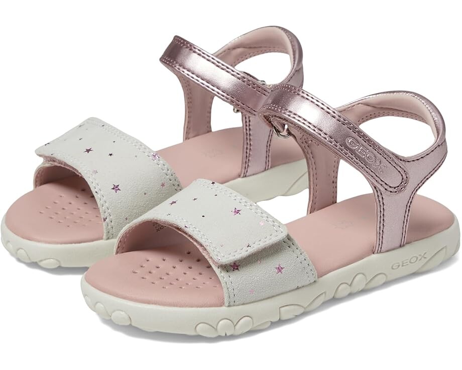 

Сандалии Geox Kids Sandal Haiti 7, цвет Old Rose/Off White