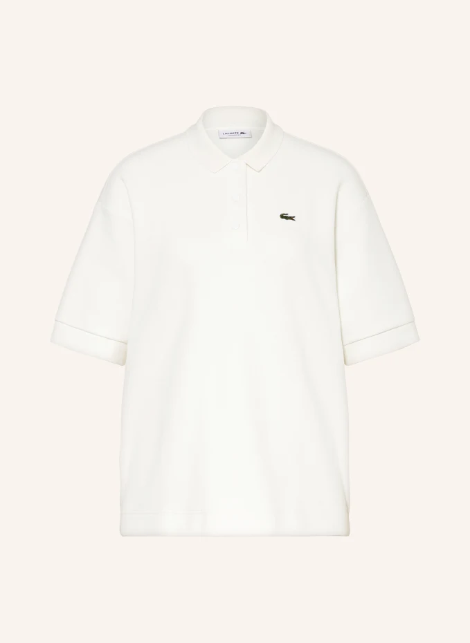 

Рубашка-поло из пике Lacoste, экрю
