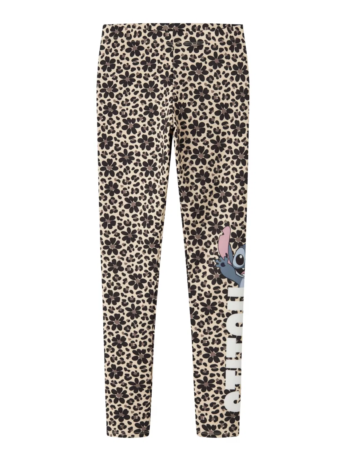 Брюки Name It Regular Pants Stitch бежевого цвета