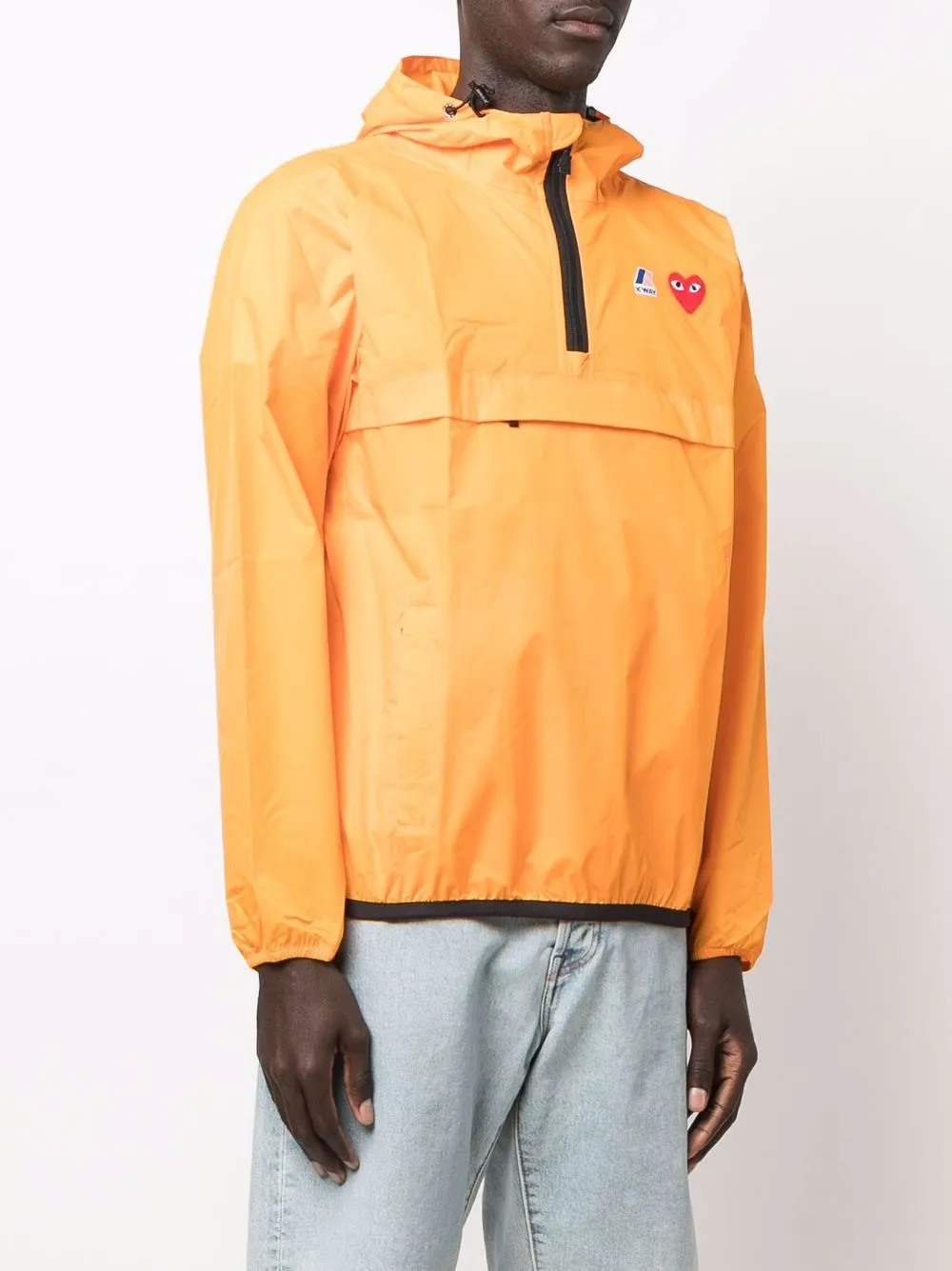 Куртка с капюшоном из коллаборации с K-Way Comme Des Garçons Play, оранжевый — фото 4
