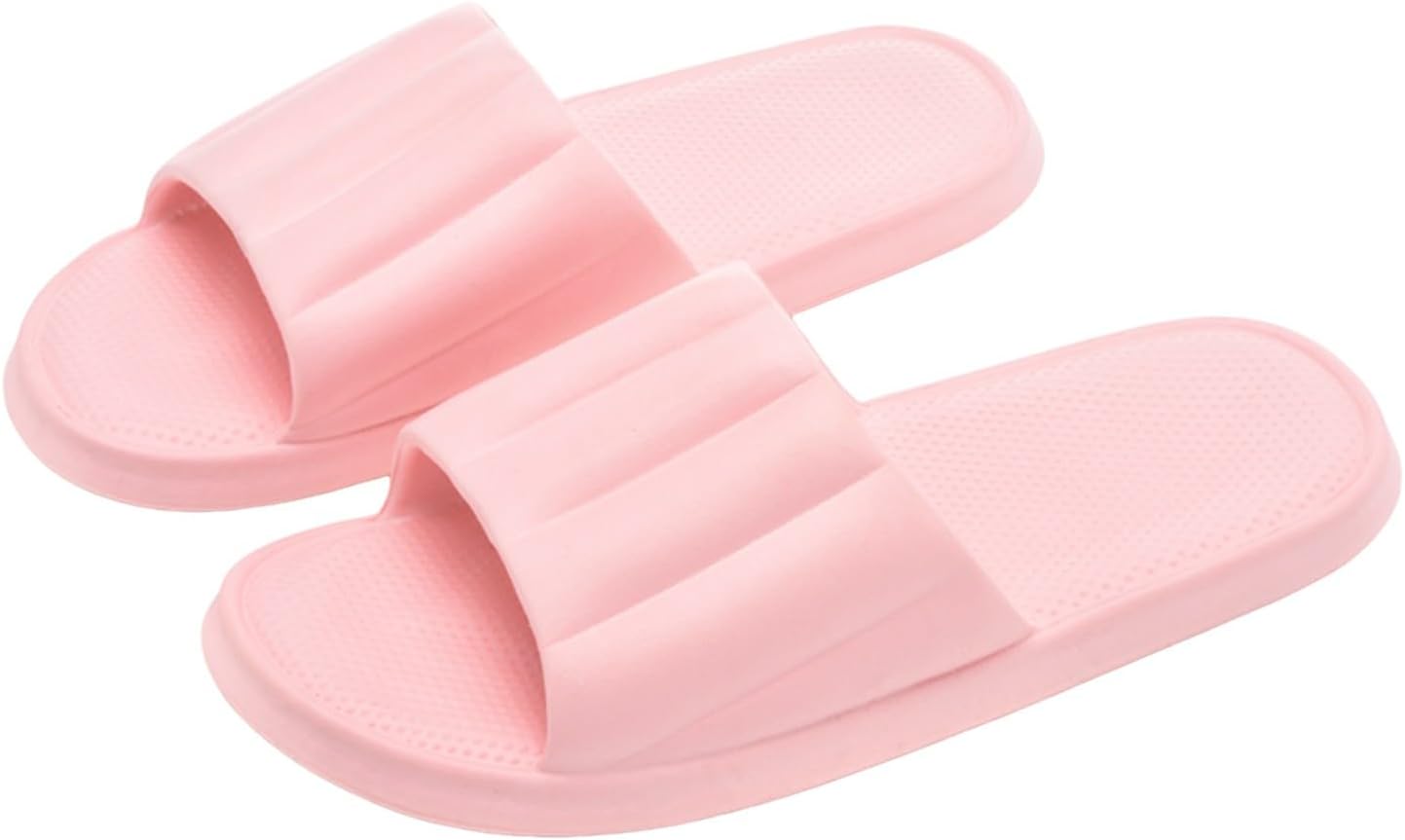 

Домашние тапочки для женщин и мужчин, тапочки для ванной, удобные с нескользящей подошвой, шлепанцы для душа, пляжные сандалии для дома и улицы Generic, розовый