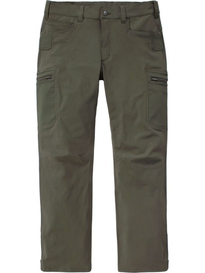 

CARHARTT Рабочие брюки "Slim Tapered Mid Tier Pant" зеленого цвета