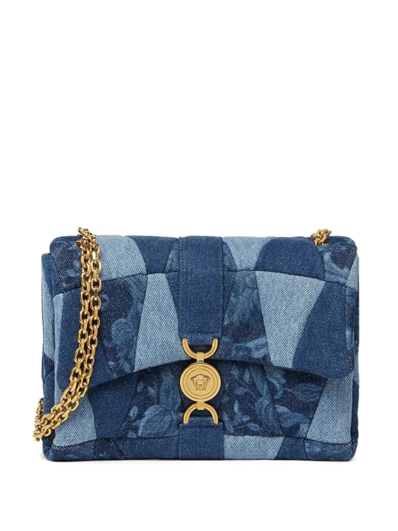 

Сумка на плечо с декором Medusa Versace, синий