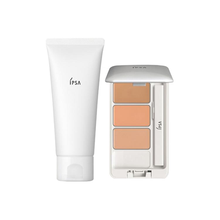 

IPSA Трехцветный консилер глиняный набор для массажа уход за кожей успокаивающий пилинг удаление черных точек контроль жира очищение
