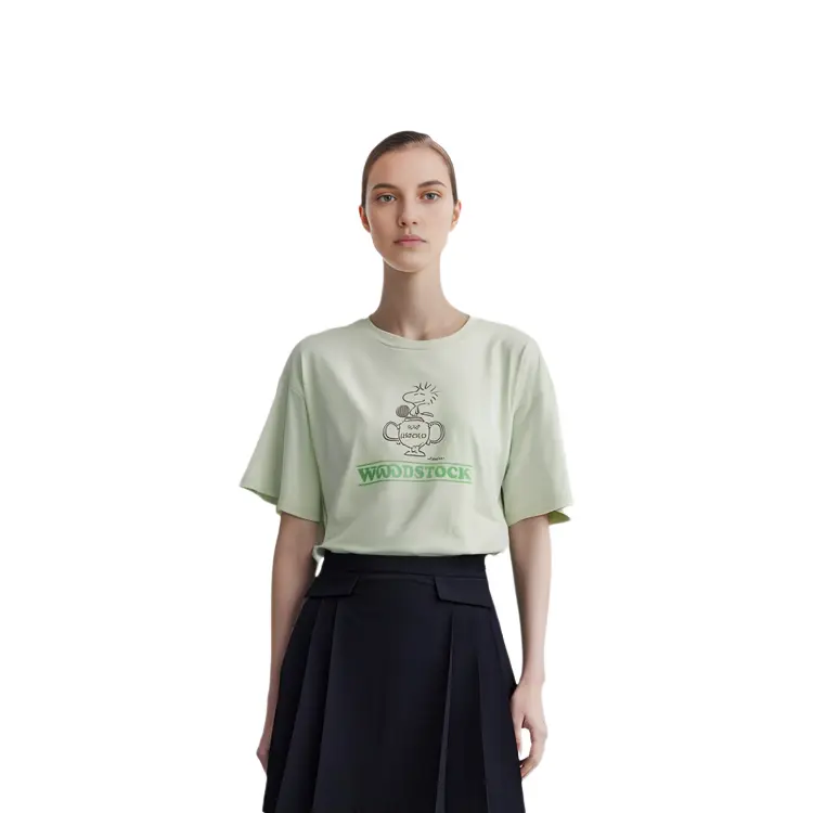 Футболка женская Uniqlo, зеленый — фото 4