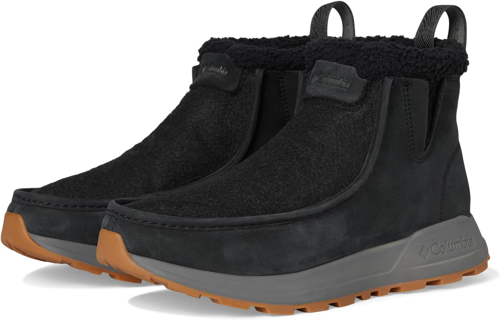 Женские ботинки Columbia Landroamer Cozy из нубука и войлока, черный