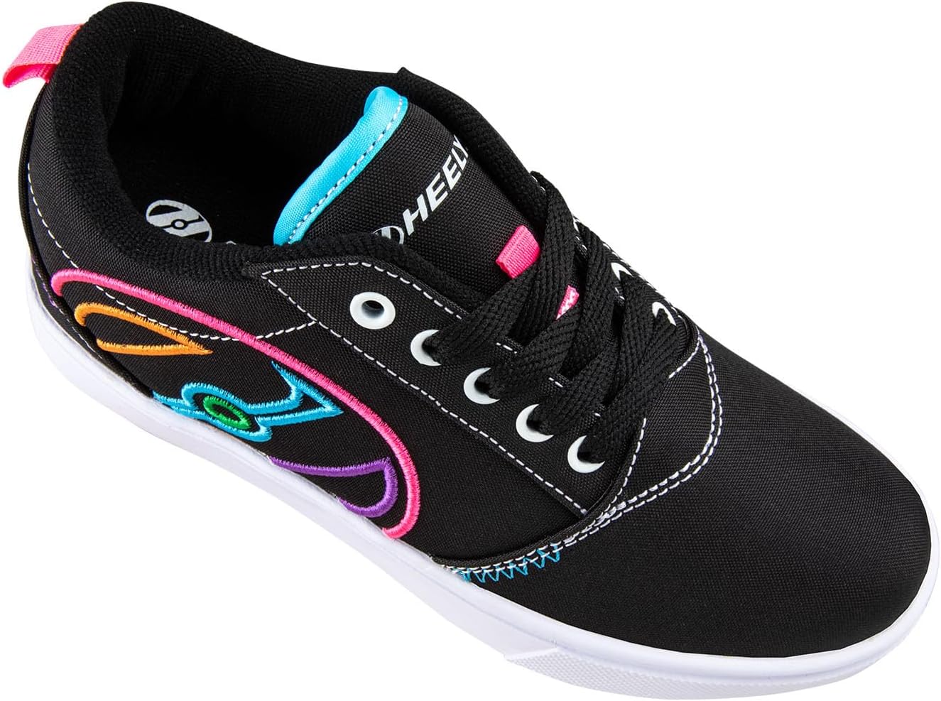 Кроссовки Heelys для детей и подростков Pro 20 с вышивкой, черный — фото 2