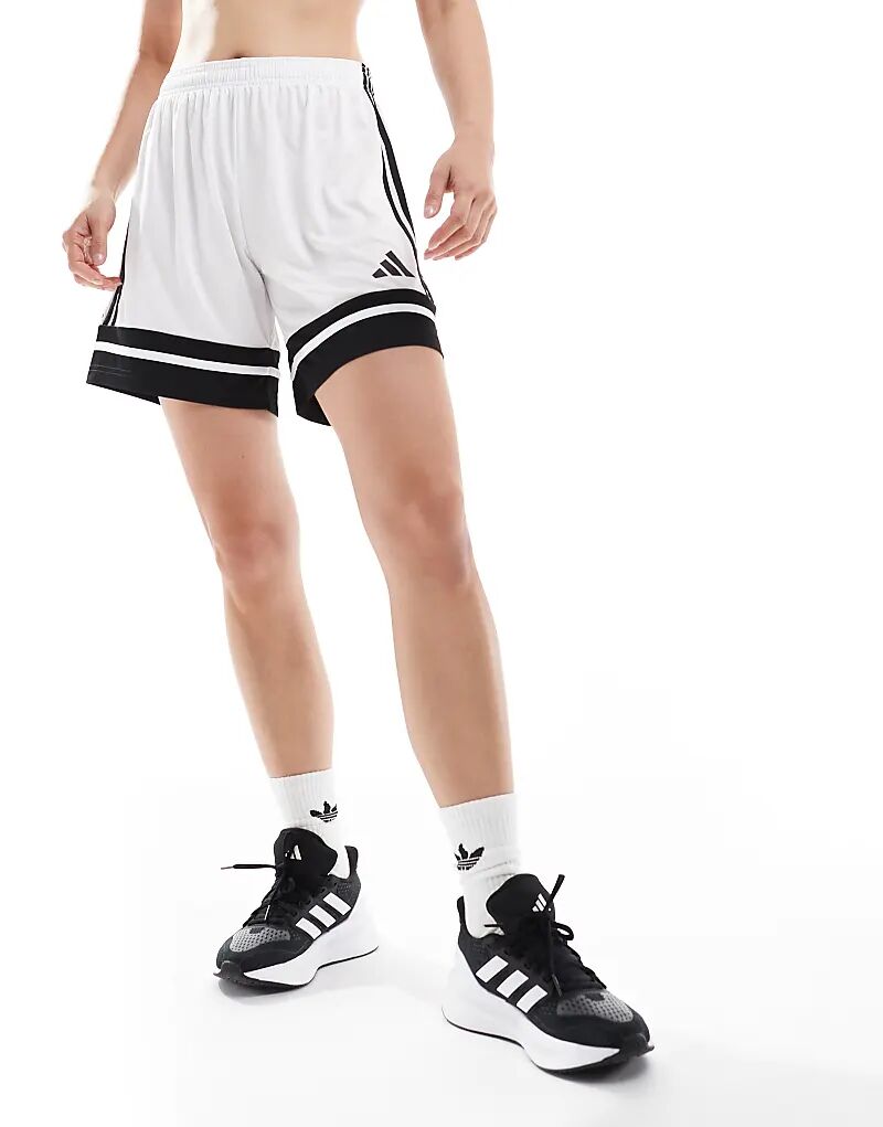 

Шорты adidas Football Squadra25 белого и черного цветов Adidas Performance