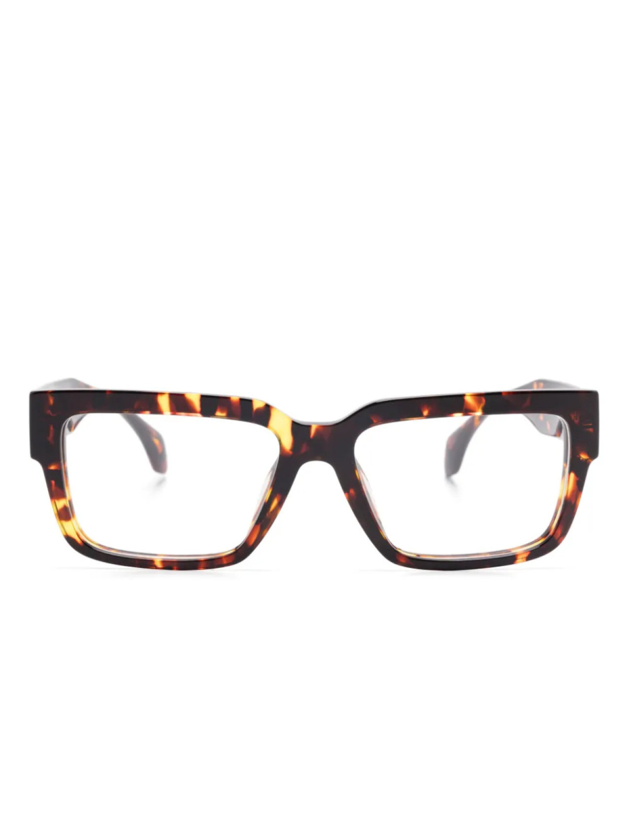 

Очки в квадратной оправе Versace Eyewear, коричневый