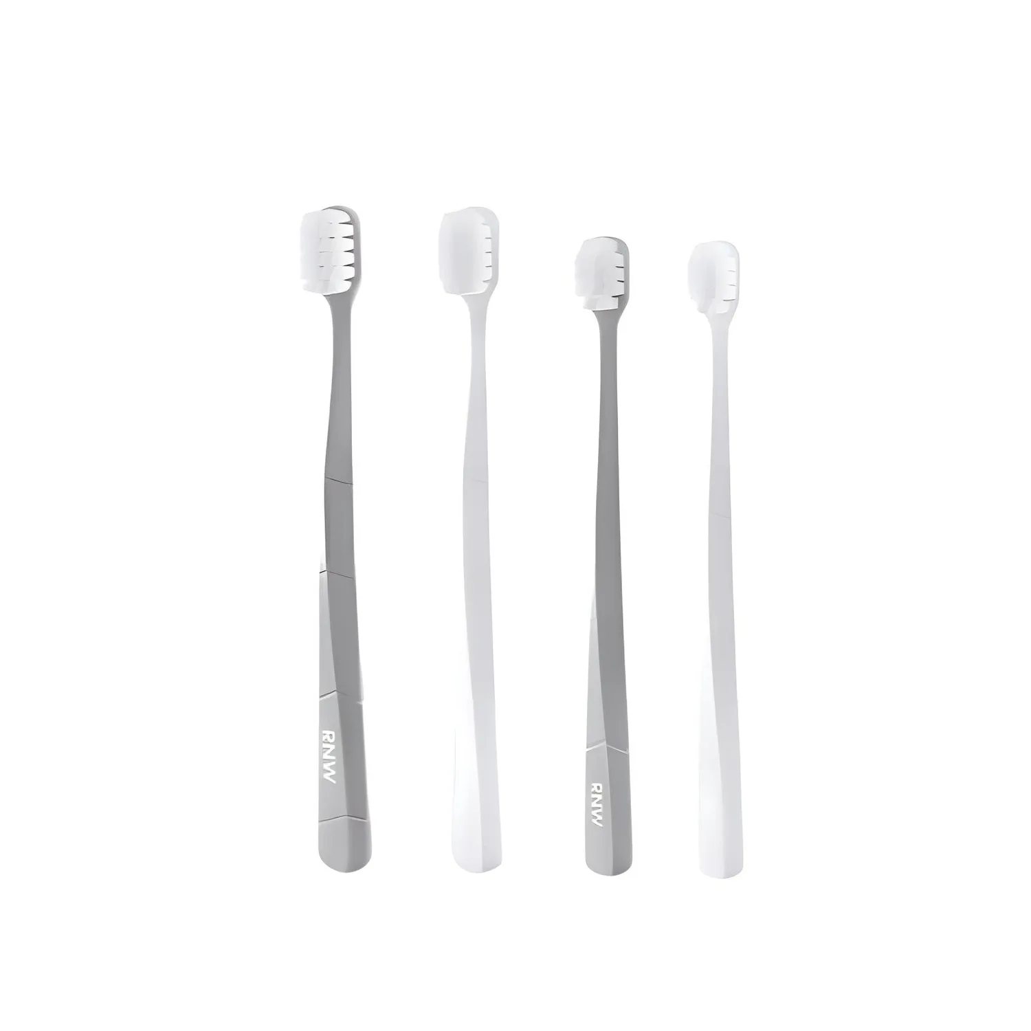 RNW Ультрамягкая зубная щетка для защиты десен, 4 шт, Small Head White Toothbrush*3+Small Head Gray Toothbrush*3 — фото 2