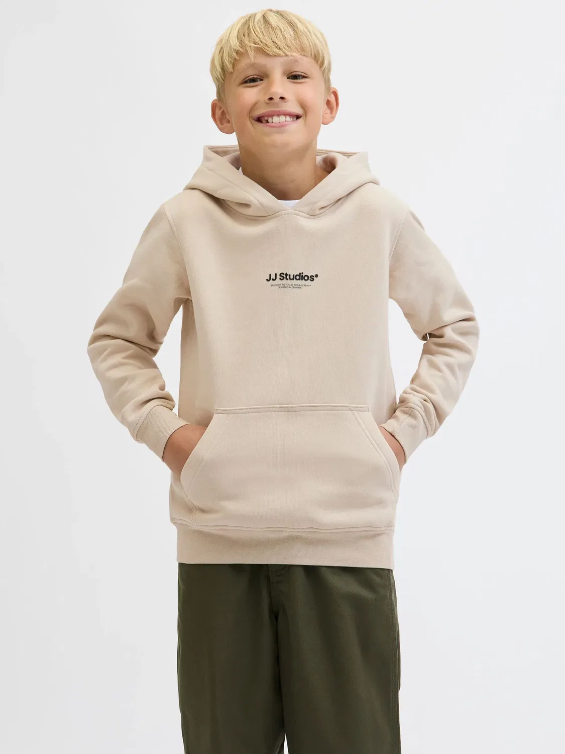Капюшон худи из флиса JACK & JONES Junior, moonbeam — фото 2