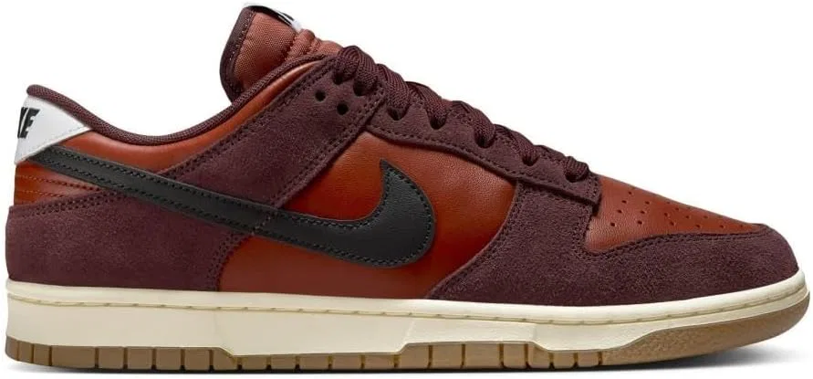 Мужские кроссовки Nike Dunk Low Retro SeSneaker, Mars Stone Black Burgundy Crus