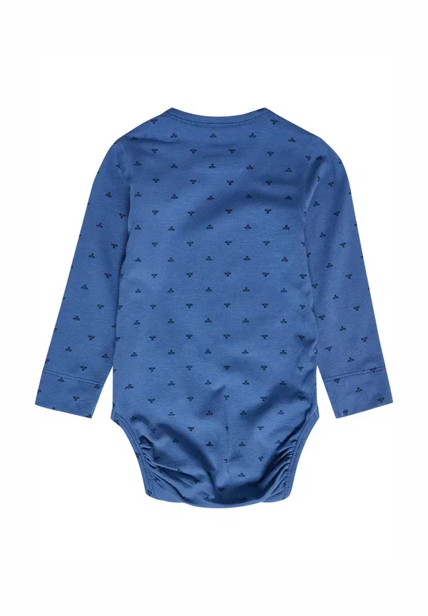 Боди Hummel Hmlmini Bee Aop Body L/S Body, голландский синий — фото 2