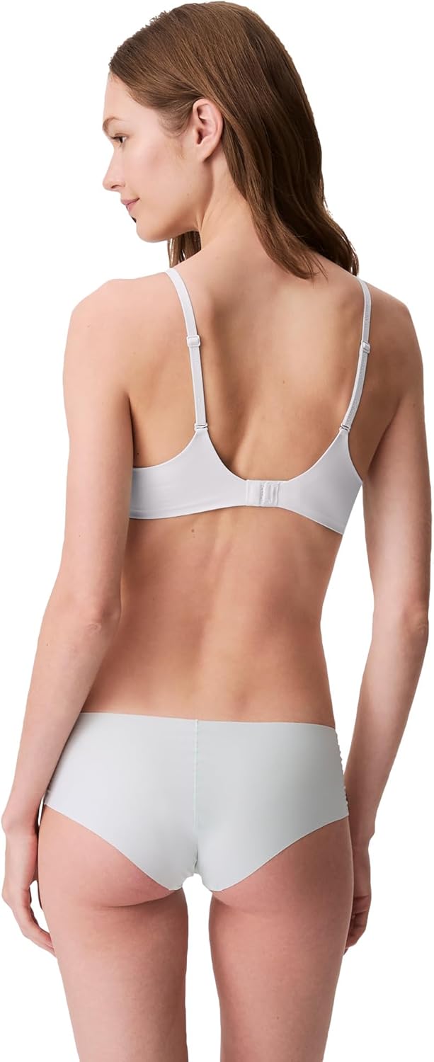 Бюстгальтер-футболка без косточек Calvin Klein Women's Perfectly Fit, White — фото 3