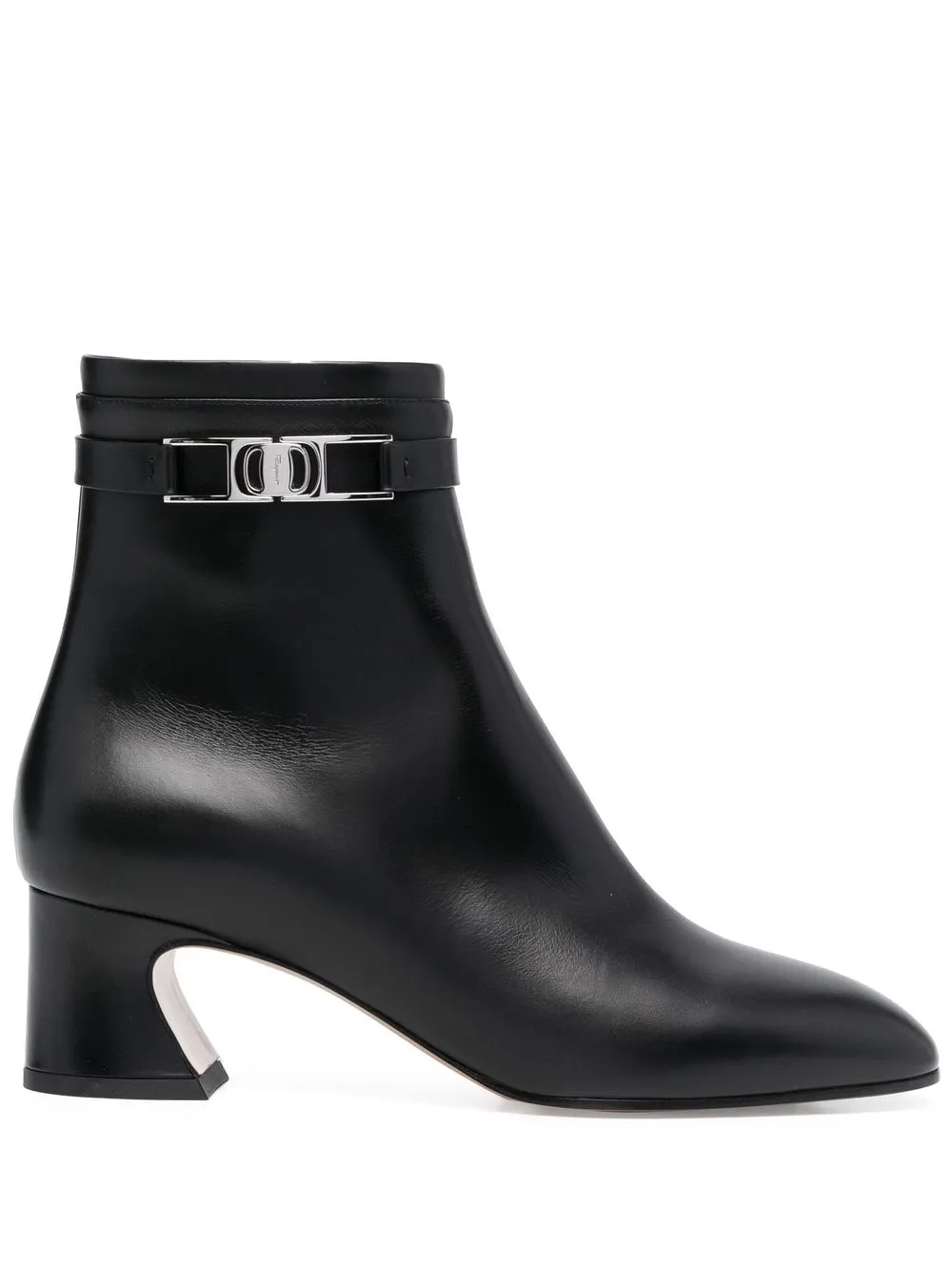 Ботильоны Vara Chain Ferragamo, черный