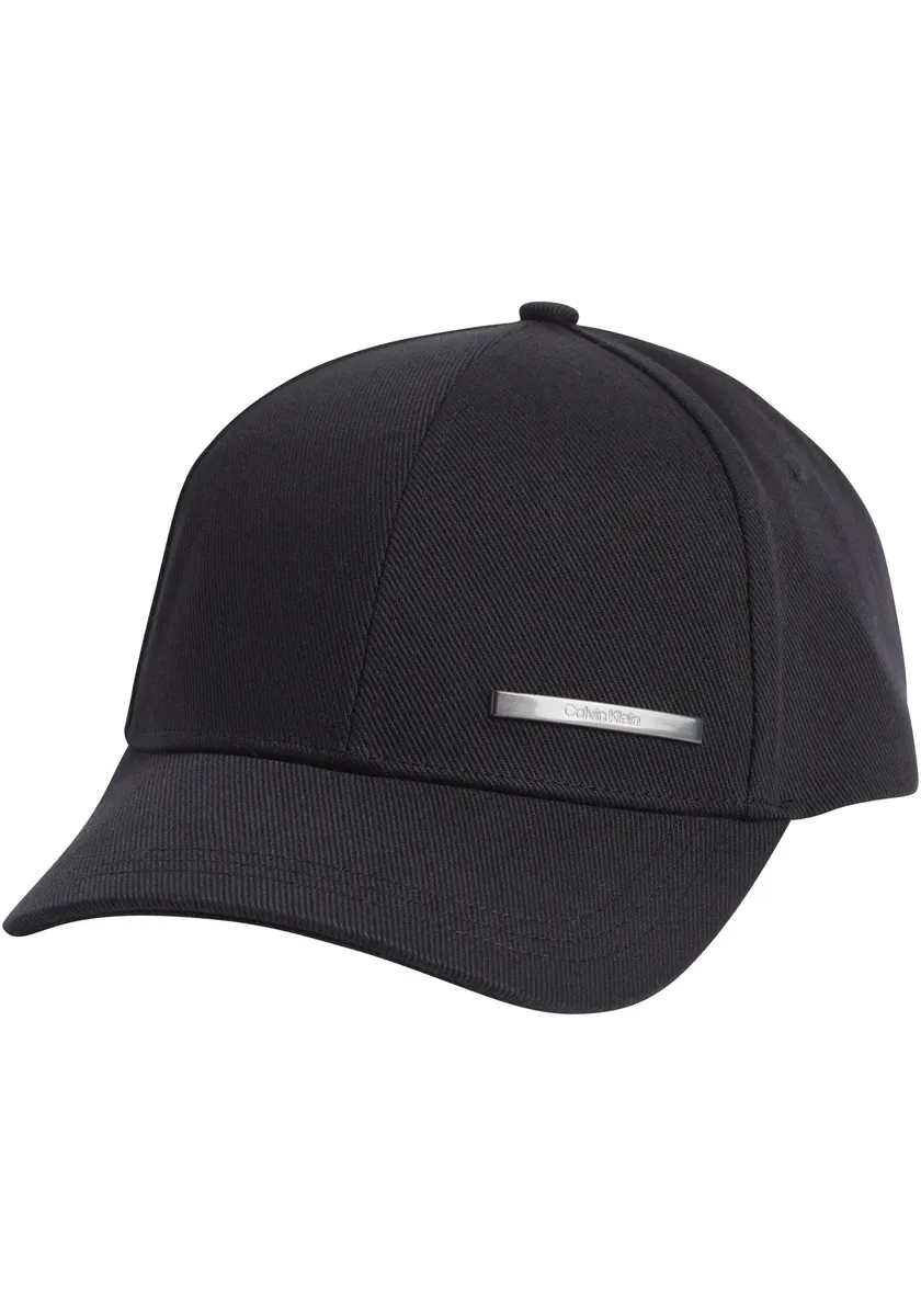 

Бейсбольная кепка Calvin Klein "METAL BAR BB CAP" с тисненым металлическим логотипом, цвет Ck Black