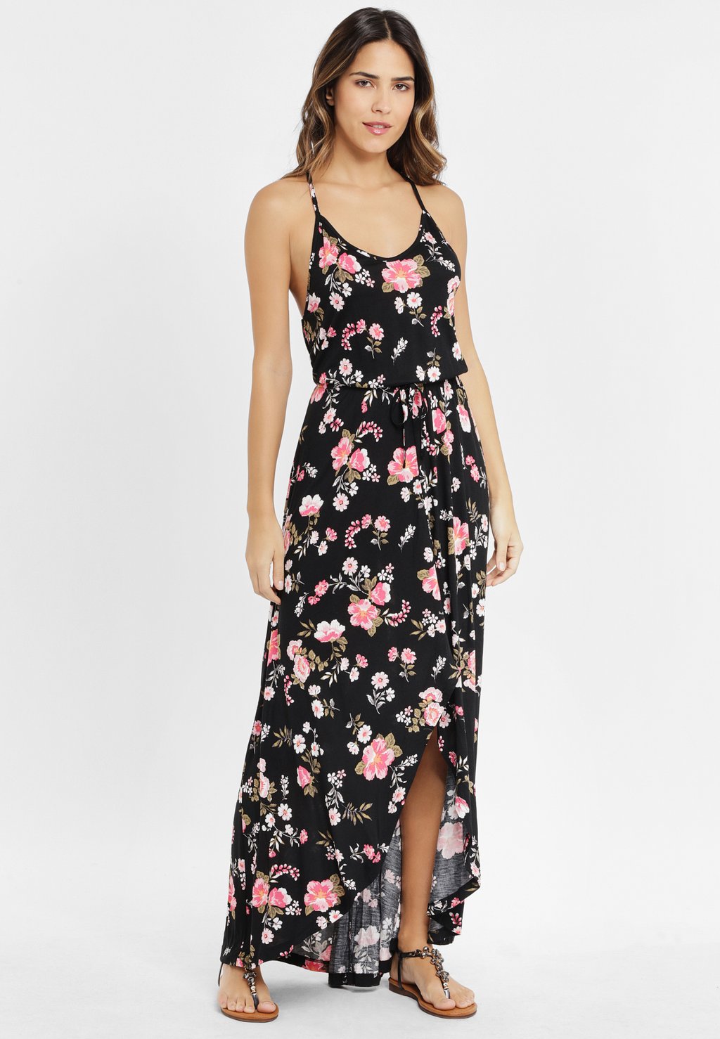 

Платье макси Jersey dress LASCANA, черный