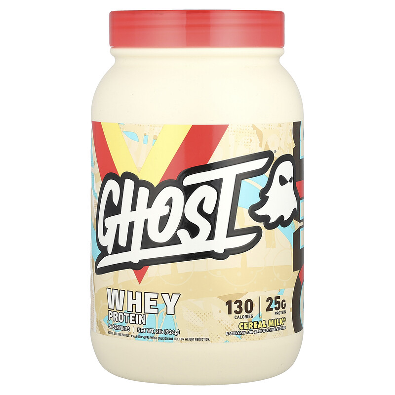 

Ghost, Сывороточный протеин, Cereal Milk, 924 г (2 фунта)