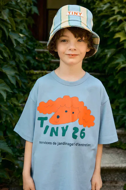 Футболка с принтом Red Dog Graphic Tee Tinycottons, синий