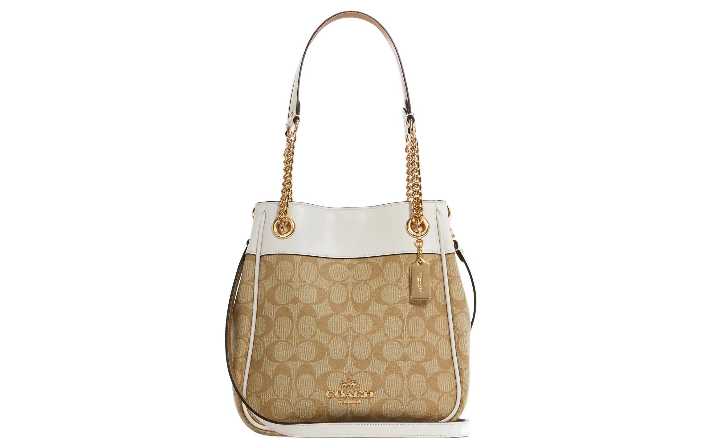 

COACH Кожаная сумка-ведро через плечо