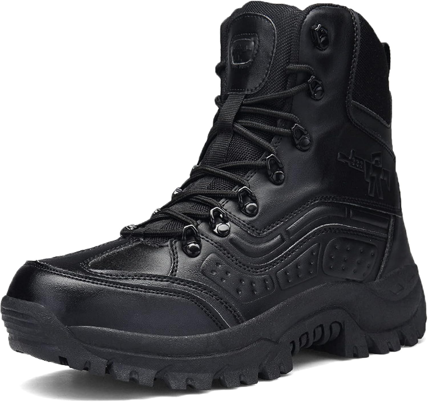 

Ботинки для пеших прогулок hongrenamz мужские водонепроницаемые высокие легкие нескользящие трекинговые кроссовки для женщин и мужчин черные EU42/US8.5