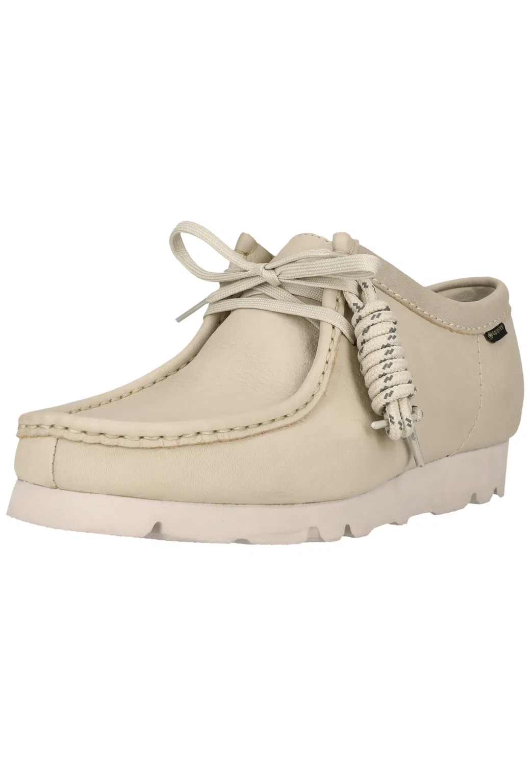 Снуршу Wallabee GTX Clarks, белая кожа