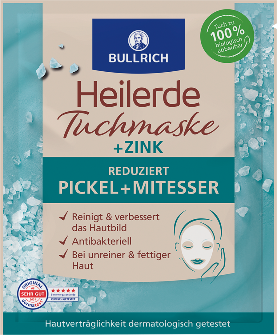 

Маска для лица Bullrich Heilerde Tuchmaske Zink