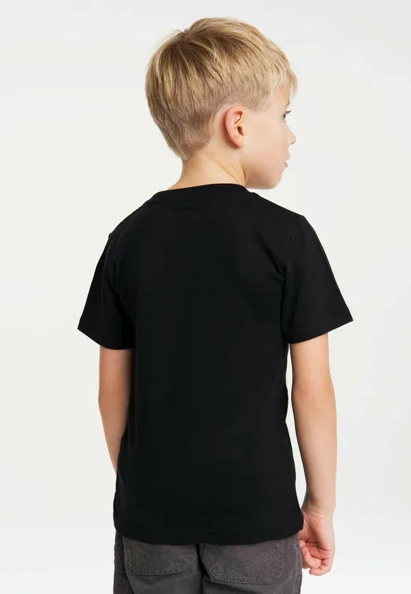 Футболка Snoopy Moonwalker Print T-Shirt Logoshirt, черный — фото 3