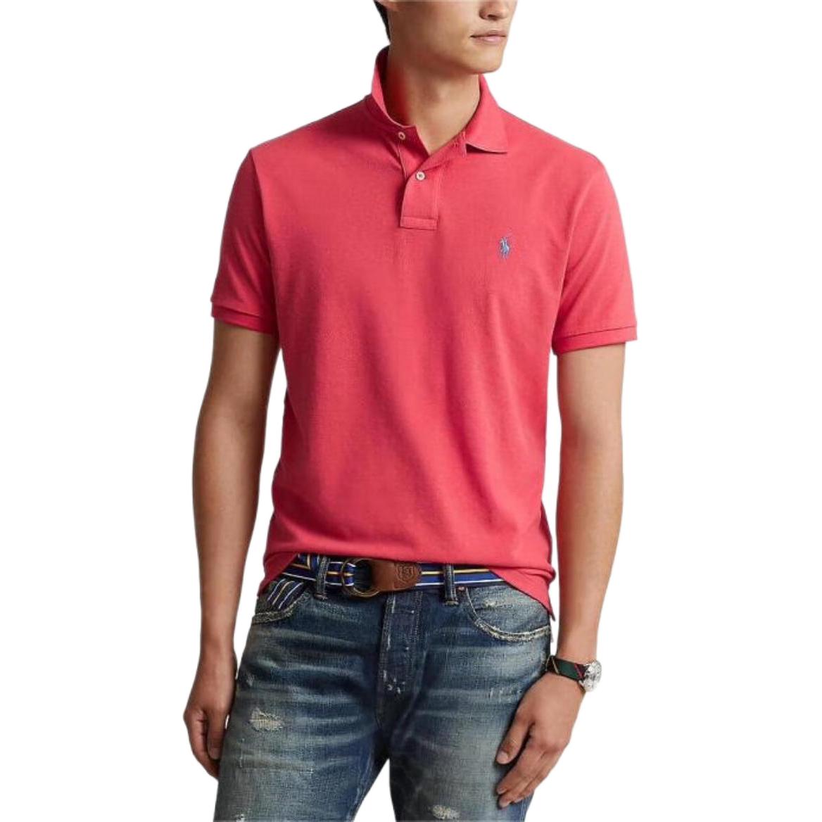 

Поло пони хлопковая поло Polo Ralph Lauren, светло-розовый