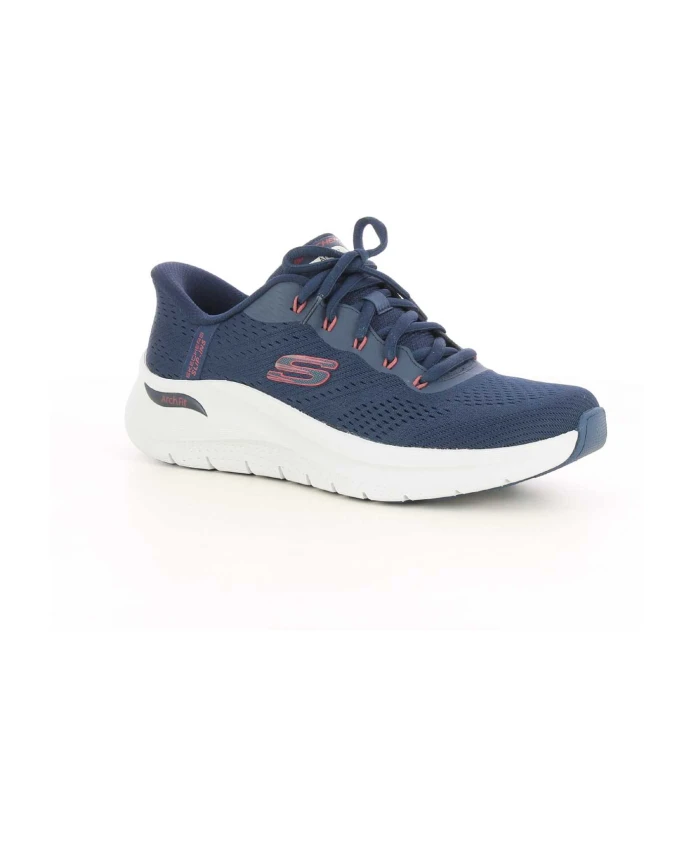 Синие мужские туфли, стильная модель. Skechers, синий — фото 2
