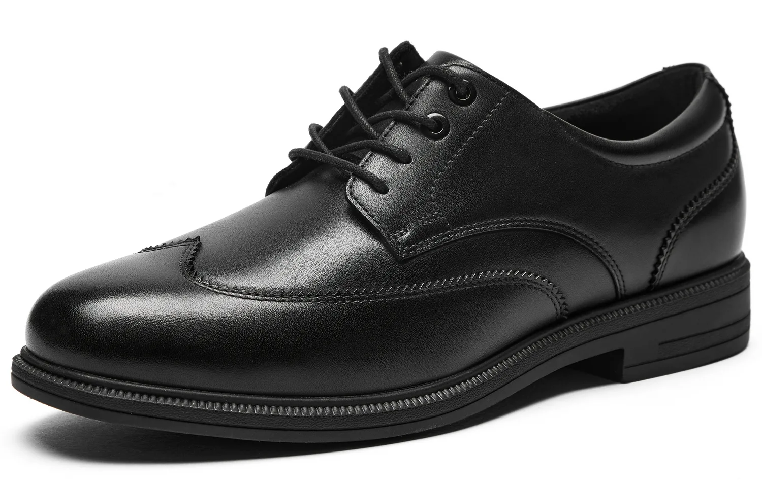 Clarks Кожаные повседневные туфли мужские черные — фото 3