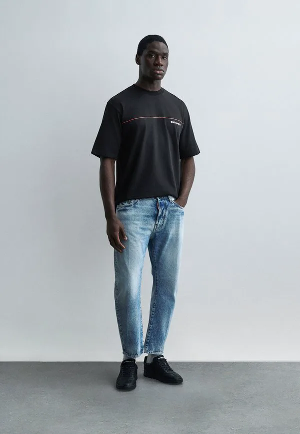 Футболка свободного кроя с принтом Dsquared2, Black — фото 2