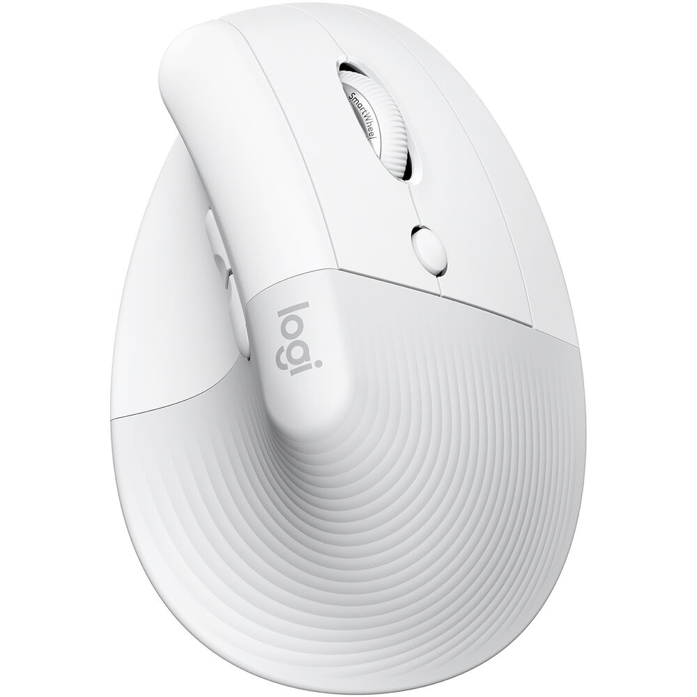 

Вертикальная эргономичная беспроводная мышь Logitech Lift (белая с оттенком)