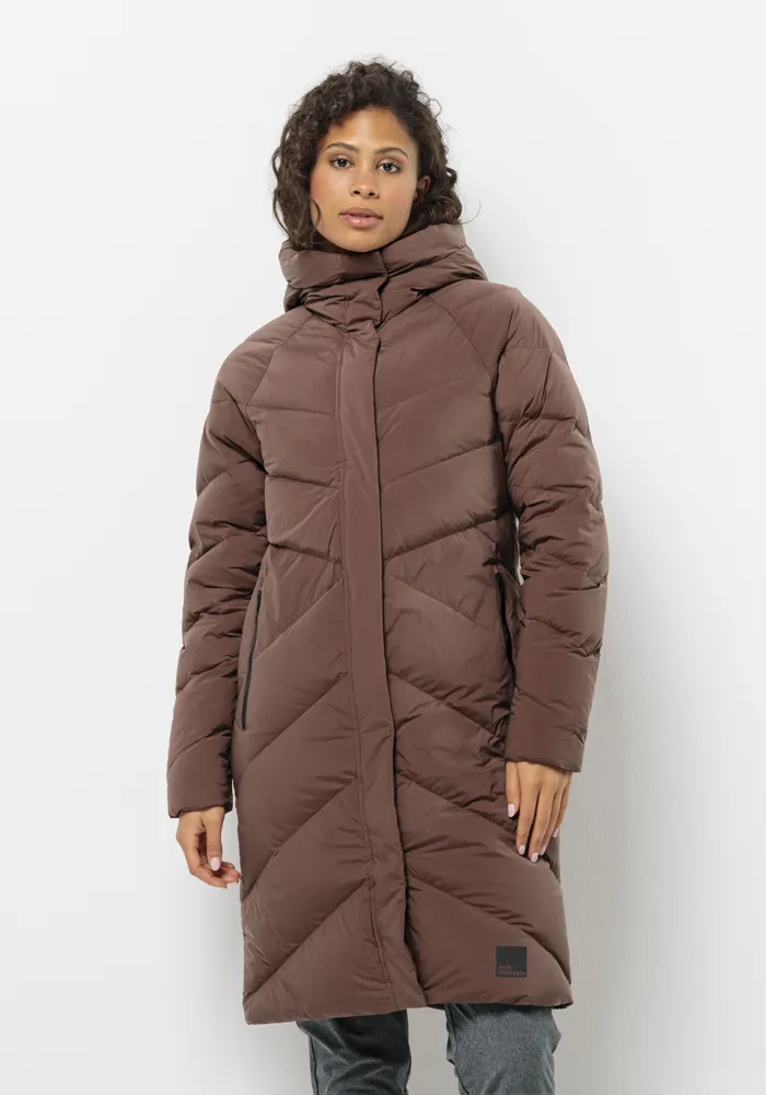 

Пуховик Jack Wolfskin "MARIENPLATZ COAT W", цвет Wild-Ginger