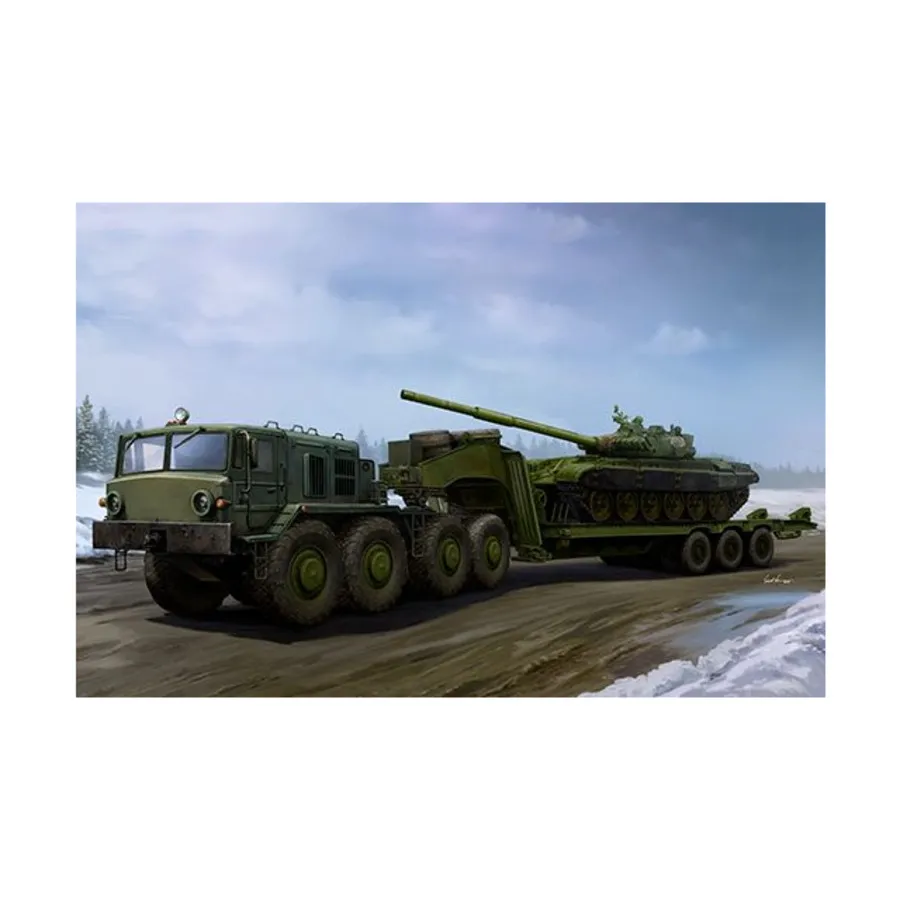 

МАЗ-537Г позднего выпуска с полуприцепом ЧМЗАП-9990, Military Models (1:35) (Trumpeter Models)